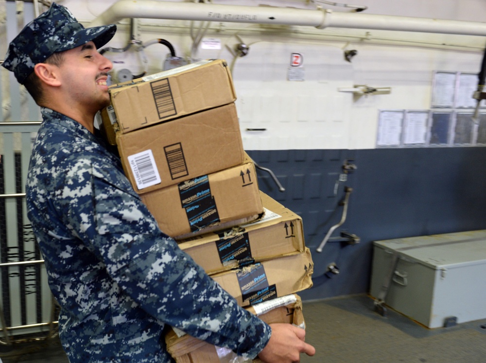 USS America mail call
