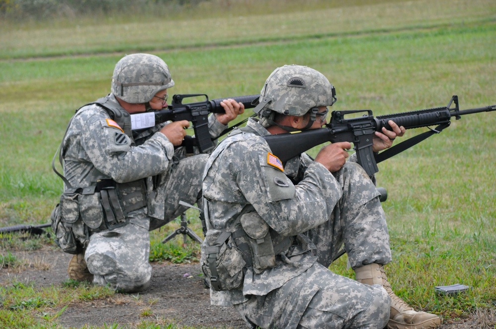 Delaware National Guard Marksmen compete in the MAC II Regional Marksmanship Sustainment Exercise