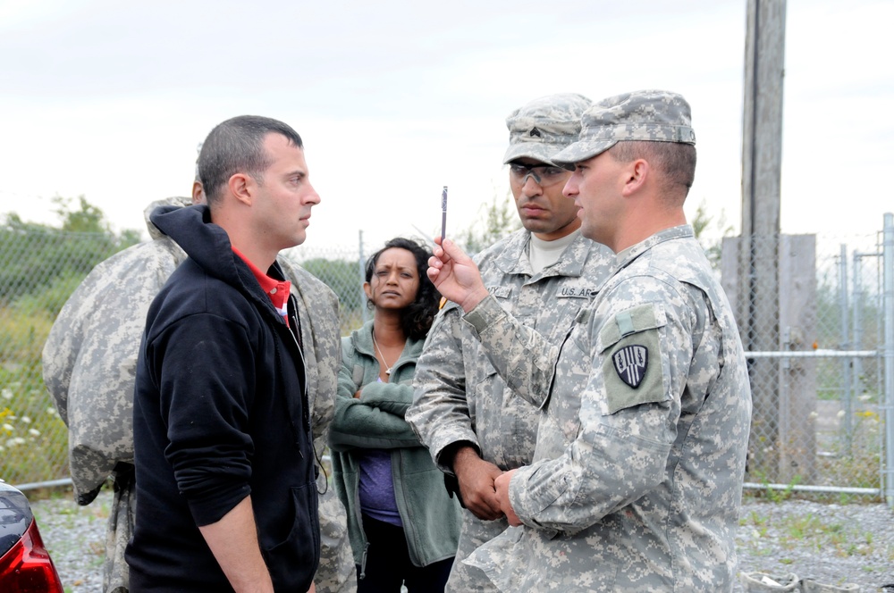 New York Army National Guard MPs train at Fort Drum