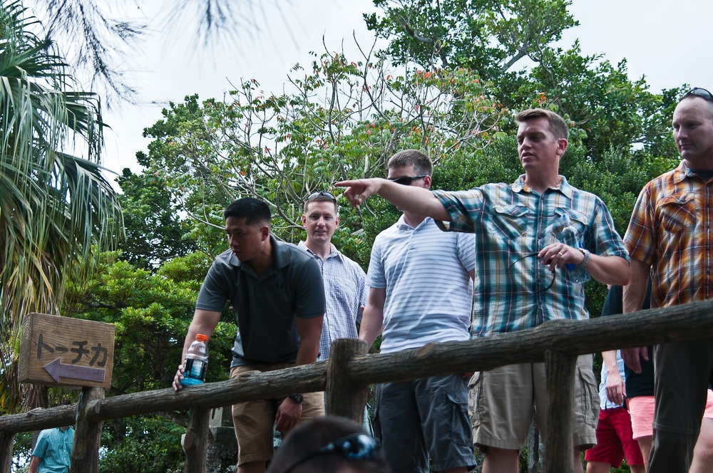 Spartans learn about the Battle of Okinawa