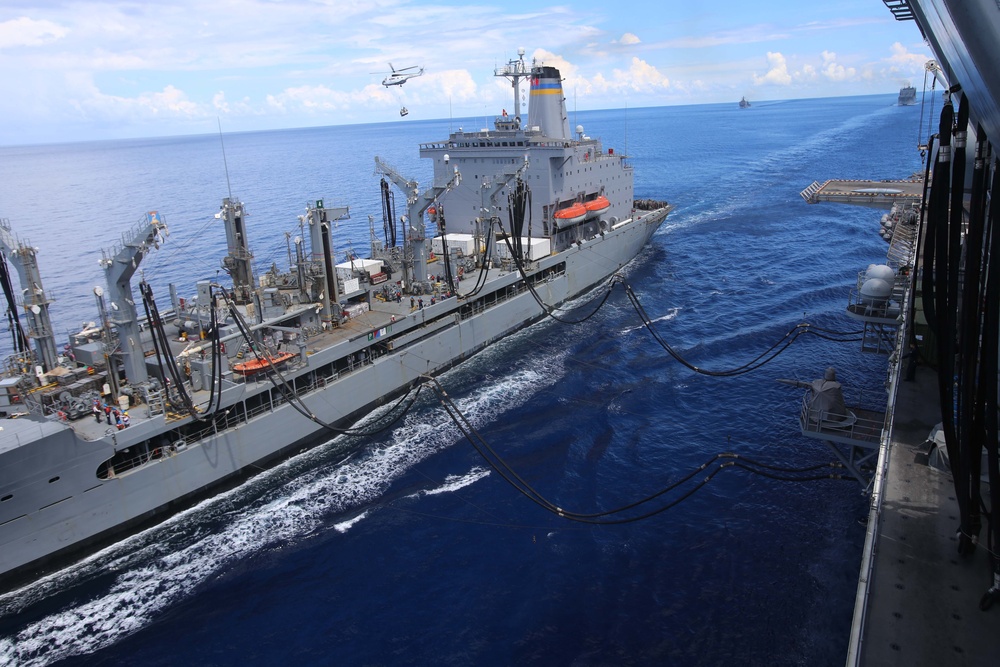 11th MEU conducts replenishment at sea
