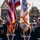 US Coast Guard Silent Drill Team performs at Disneyland