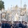 US Coast Guard Silent Drill Team performs at Disneyland