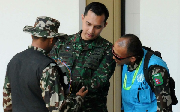 Nepalese Soldier embraces peacekeeping operations training