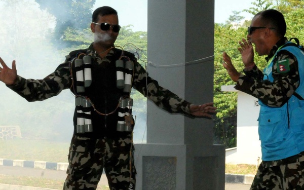 Nepalese Soldier embraces peacekeeping operations training