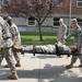Candidates train in casualty evacuation