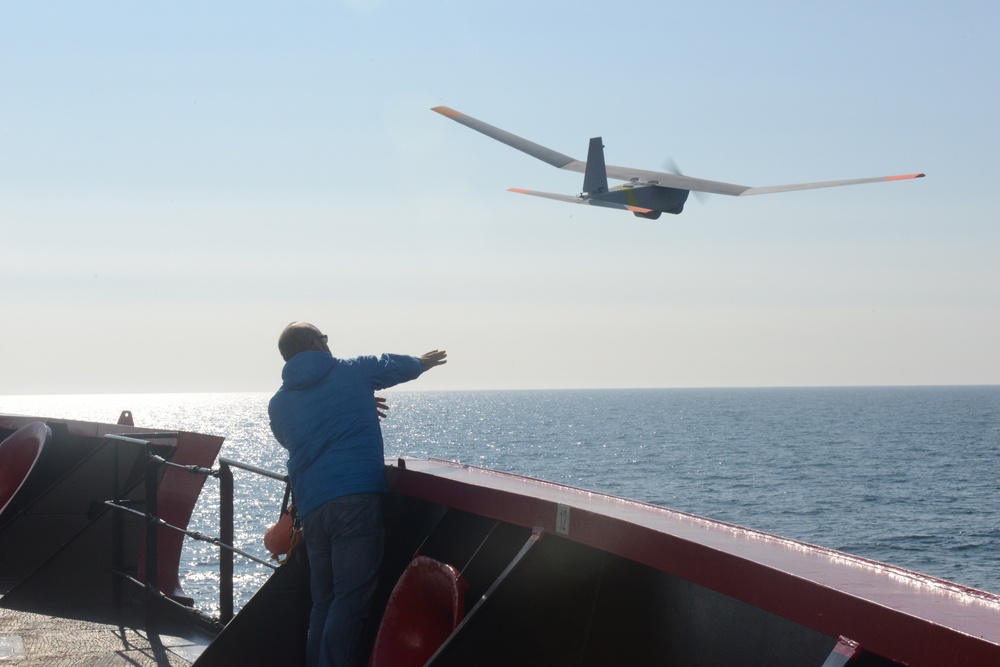 Coast Guard Research and Development Center, NOAA test Unmanned Aircraft System during Arctic exercise