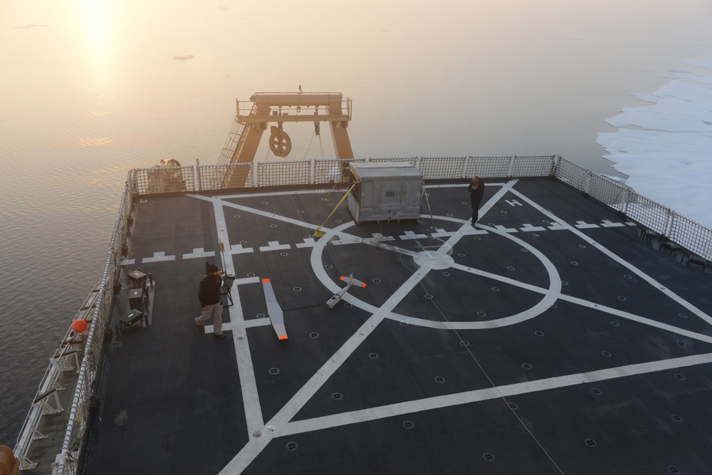 Coast Guard conducts first Unmanned Aircraft System deck landings aboard Coast Guard Cutter Healy