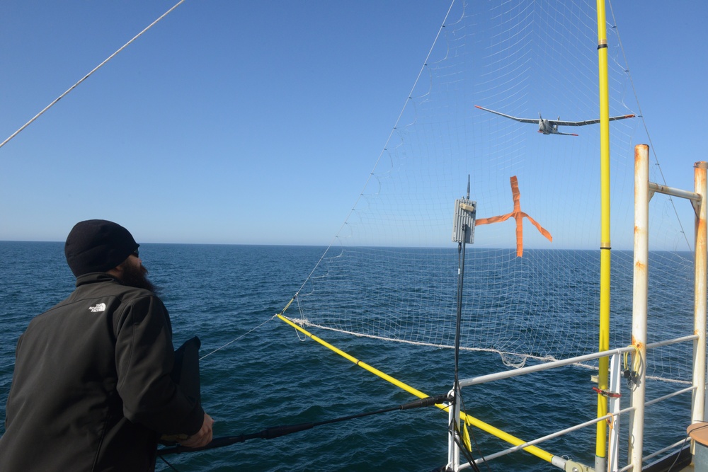 Coast Guard Research and Development Center, NOAA test Unmanned Aircraft System during Arctic exercise