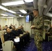 Military leaders conduct Partnership of the Americas after action debrief aboard USS America