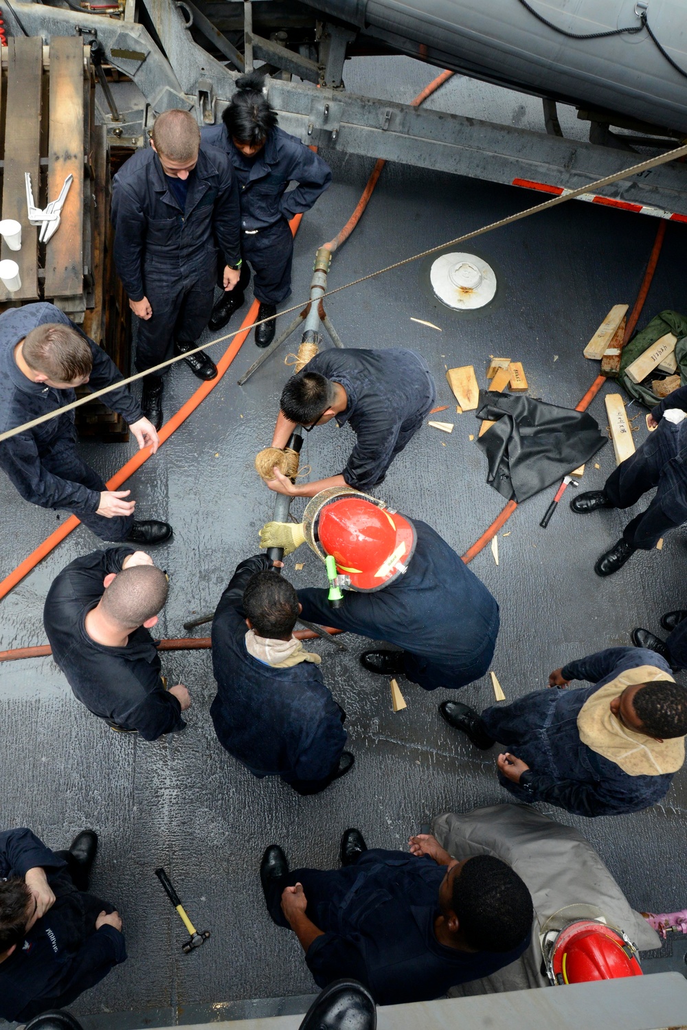 USS Mesa Verde action