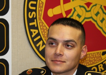 Sgt. Martinez after the board