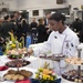 Reception aboard USS America