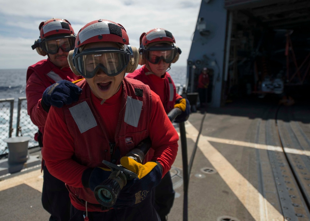 USS Dewey operations