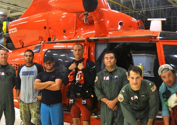 Coast Guard transports 3 men, 2 dogs off Padre Island National Seashore