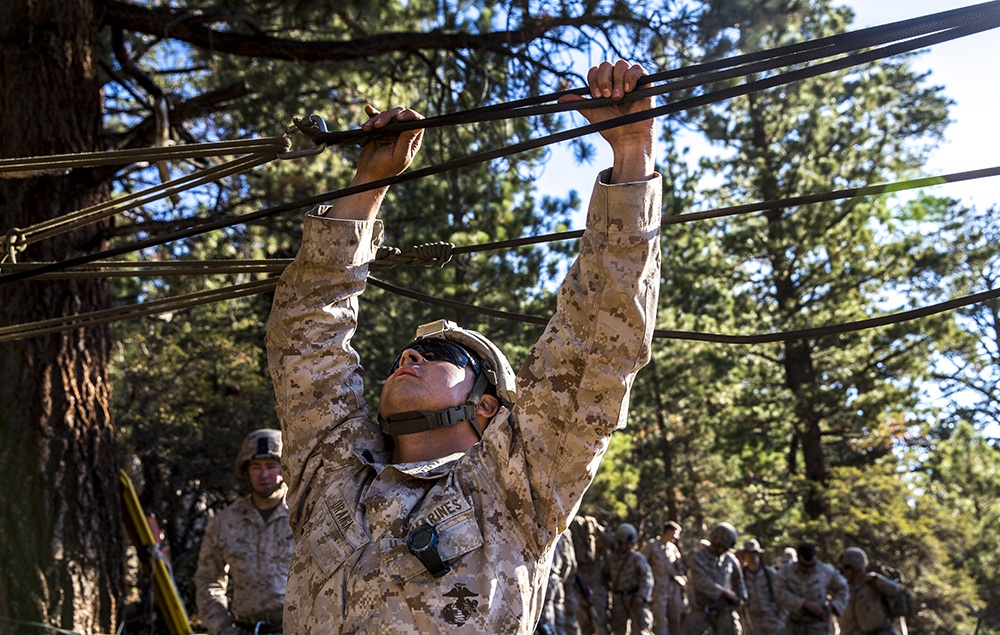 Thundering Third uses rope bridges to overcome mountainous terrain