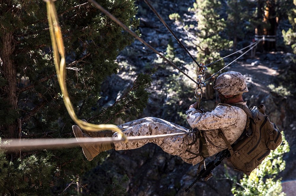 Thundering Third uses rope bridges to overcome mountainous terrain