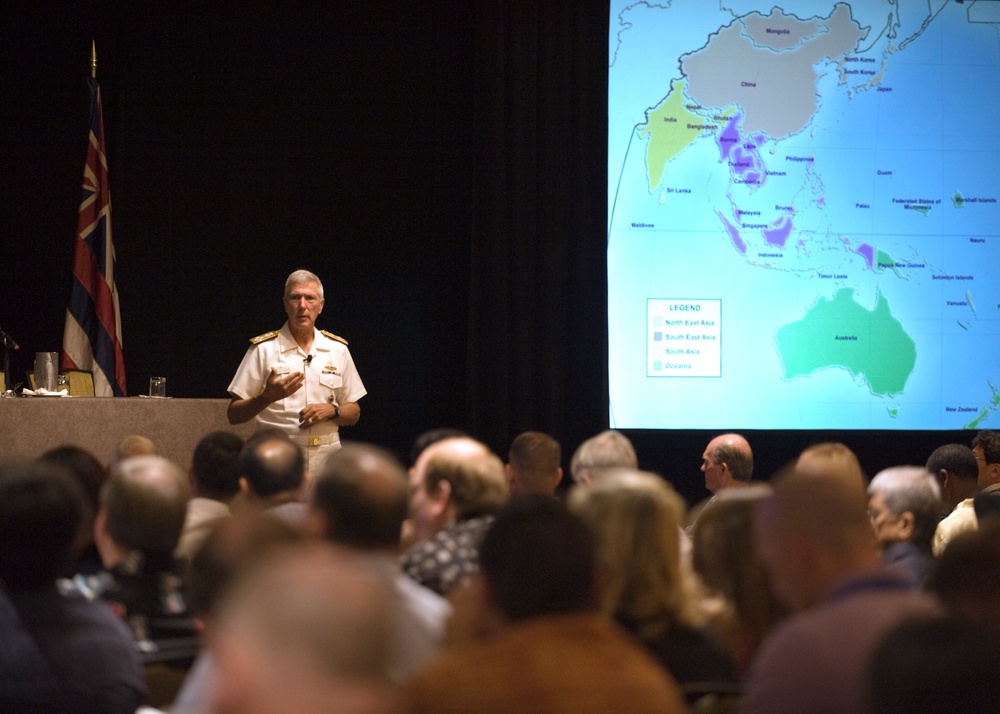 PACOM commander speaks at the 2014 Pacific Operational Science and Technology conference