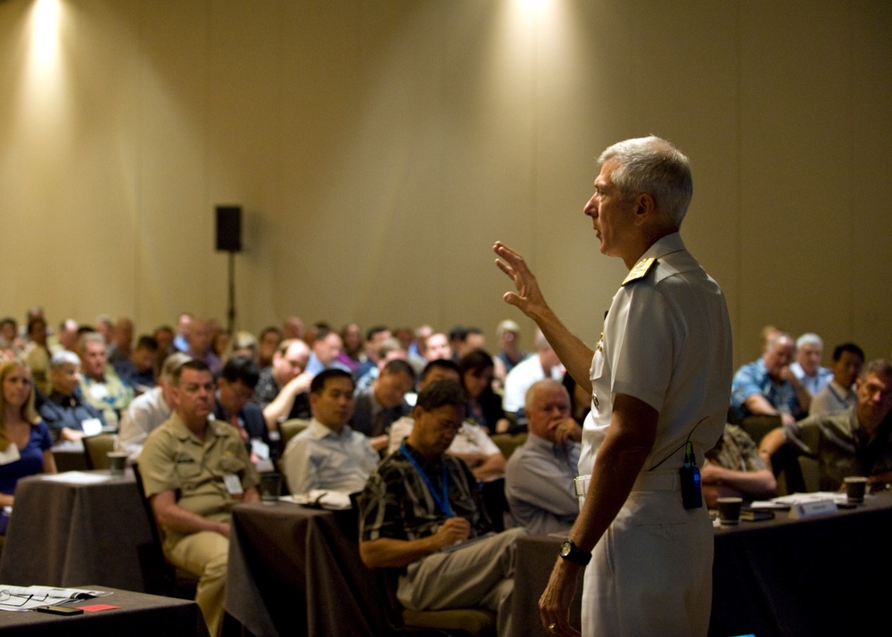 PACOM commander speaks at the 2014 Pacific Operational Science and Technology conference