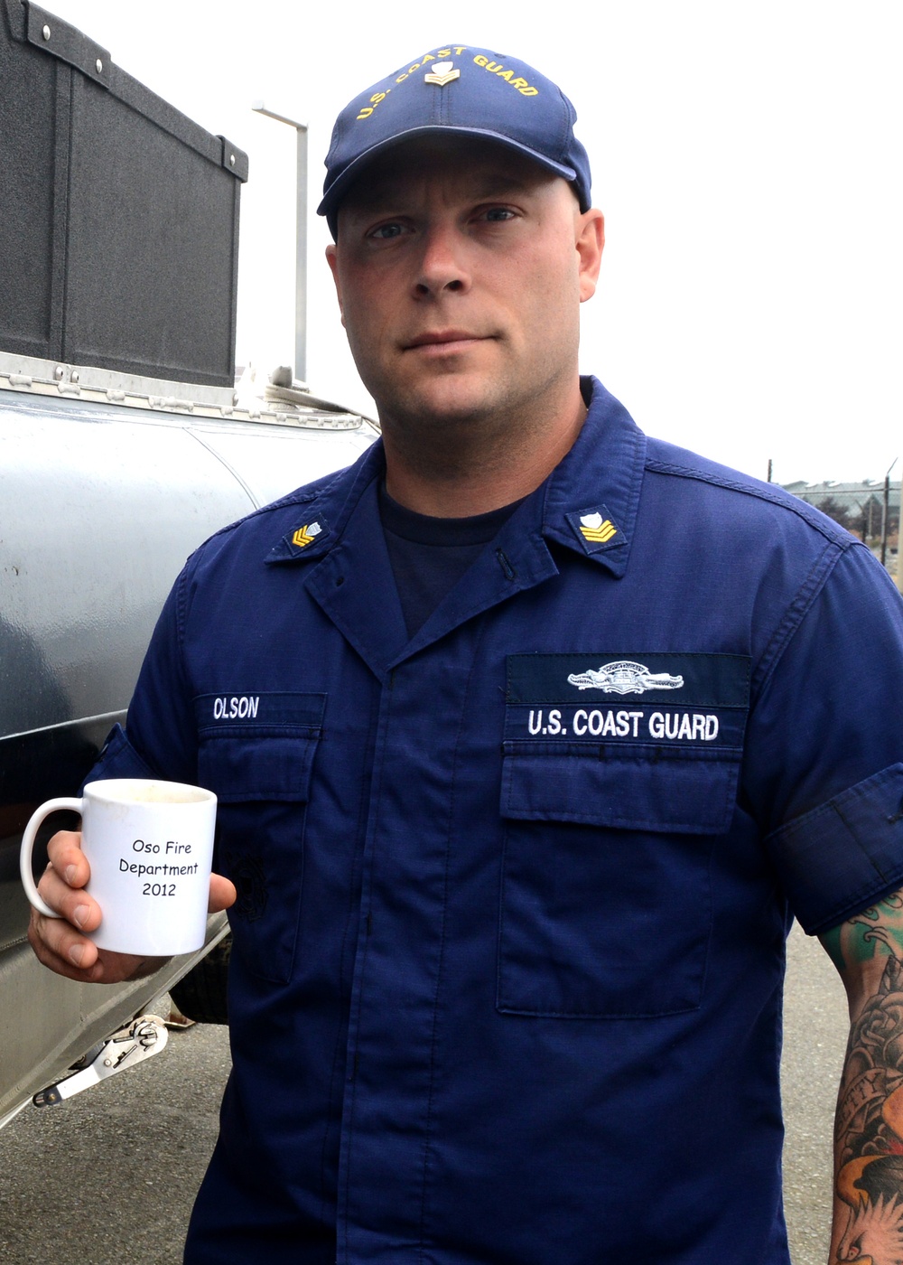 Coast Guardsman assists with Oso, Washington, mudslide recovery