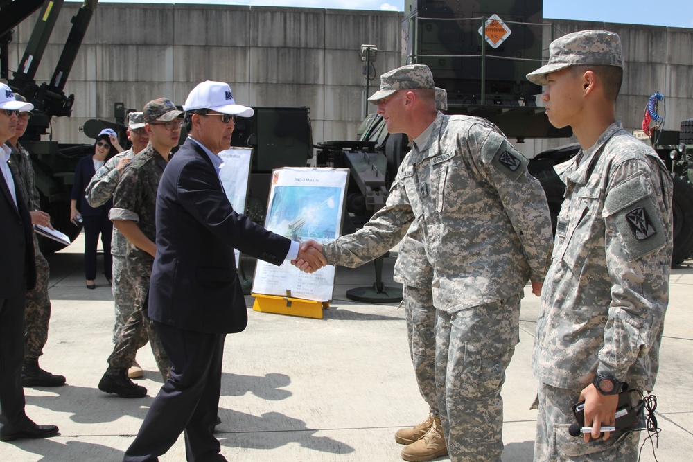 South Korea's MND visit US Patriot troops