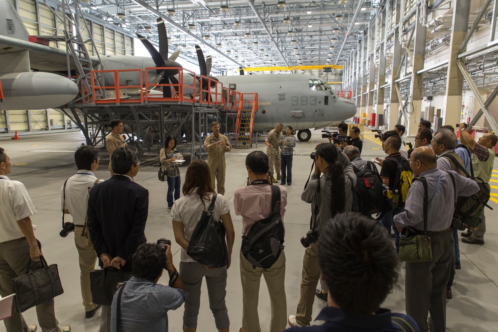 VMGR-152 familiarization flight; Japan gets closer look from above