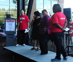 Jobseekers take to the catwalk