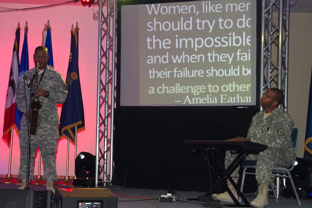 Soldiers in Kuwait celebrate 94 years of women’s equality through observance