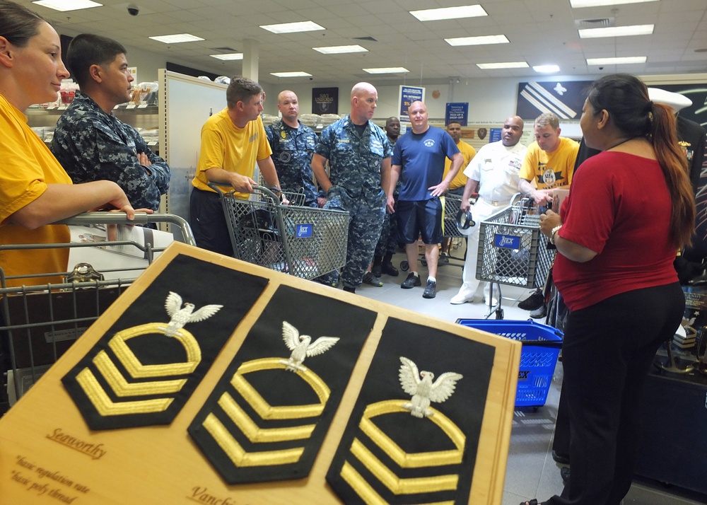 Chief selects fitted for uniforms