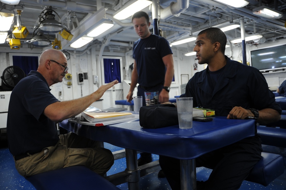 US Coast Guard Cutter Boutwell: Coast Guard day in the life 2014