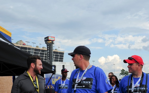 NASCAR rallys around the troops at Atlanta Motor Speedway