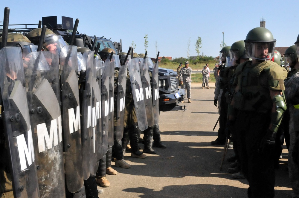Operation Stonewall helps train regional police in Kosovo