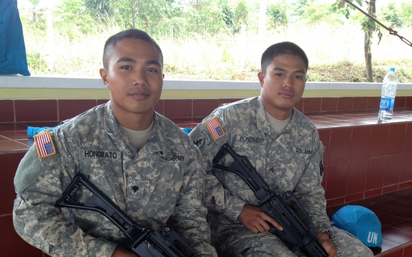 Hawaii Guard brothers support largest peacekeeping training event together
