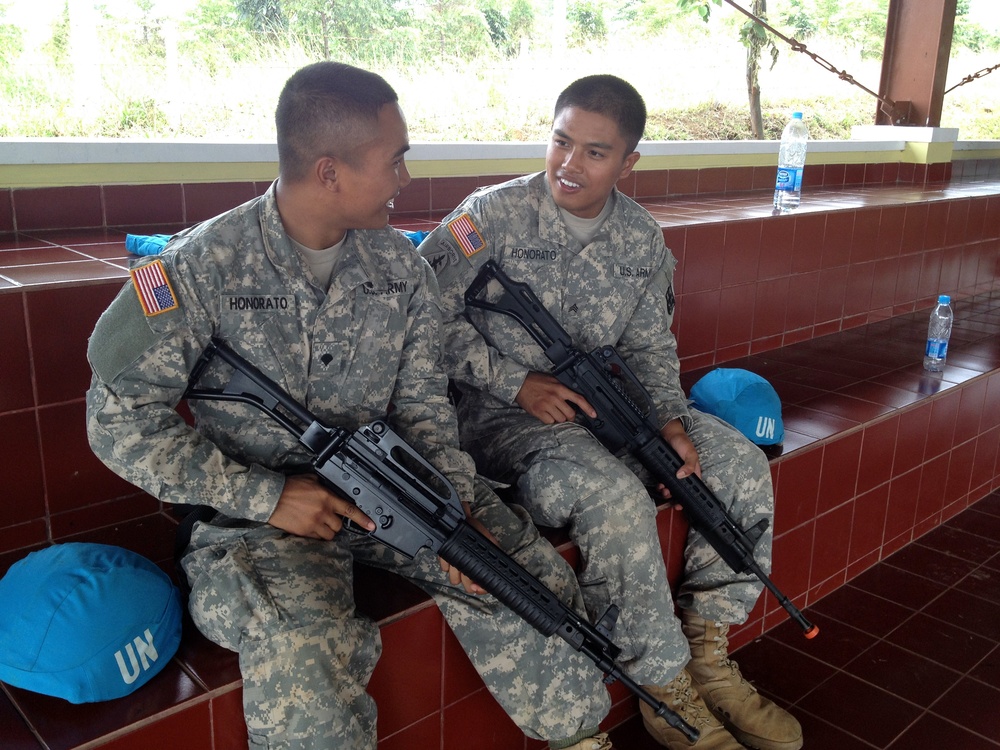 Hawaii Guard brothers support largest peacekeeping training event together
