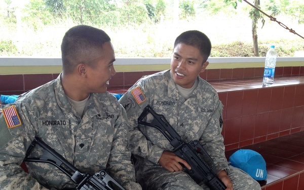Hawaii Guard brothers support largest peacekeeping training event together