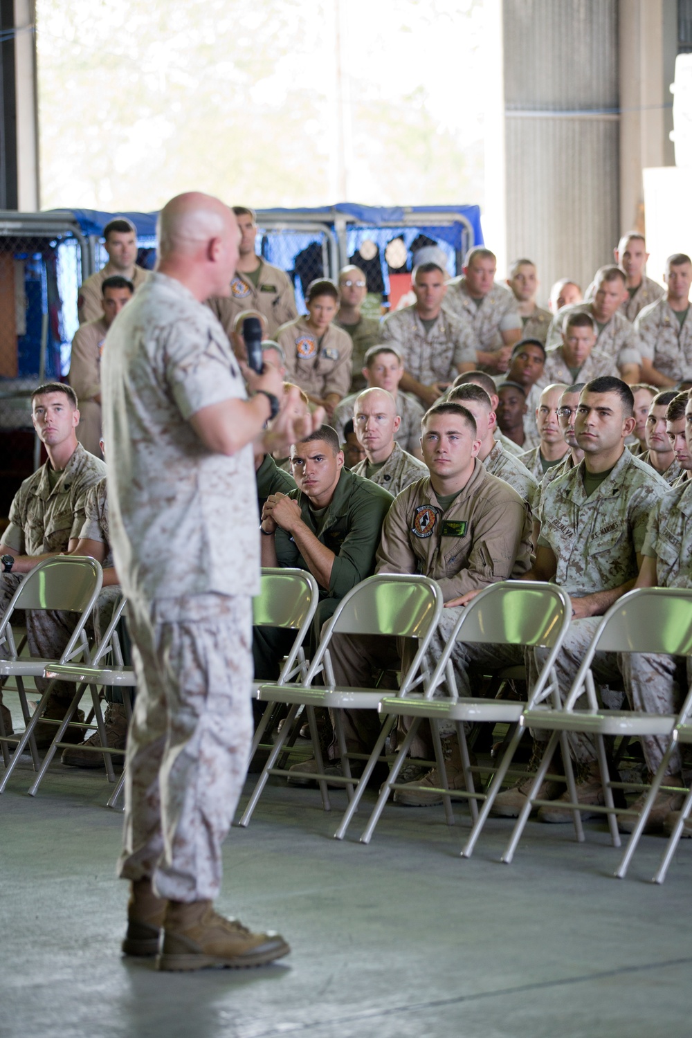 CMC and SMMC Visit SP MAGTF-CR Marines in Moron, Spain