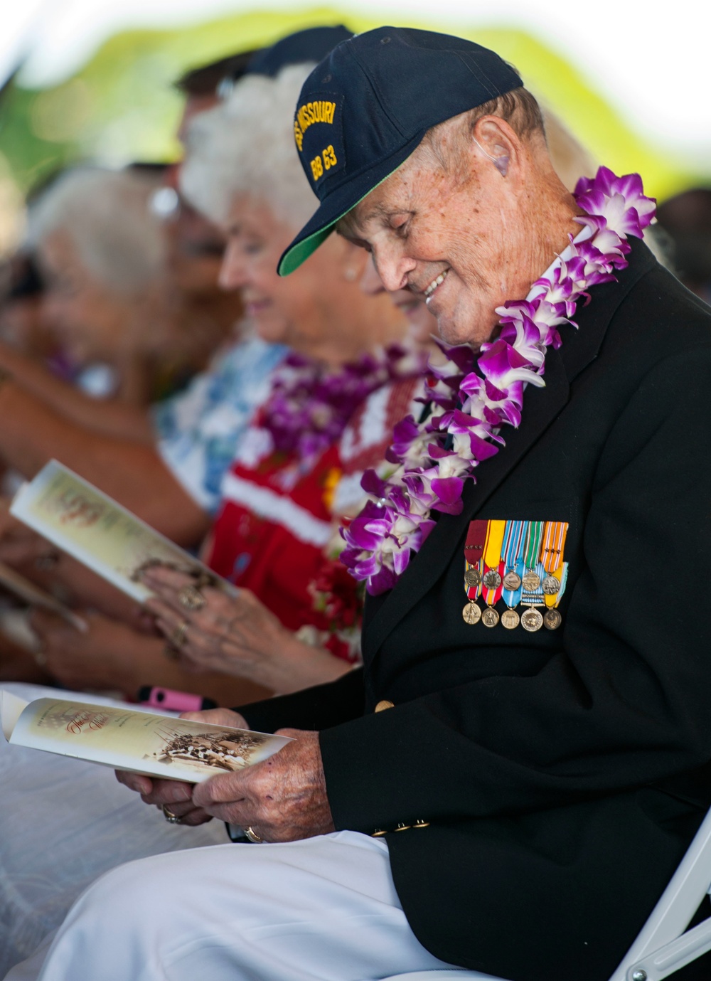 The 69th anniversary of the end of World War II aboard the Battleship Missouri Memorial