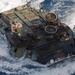 AAV approaches USS Peleliu well deck