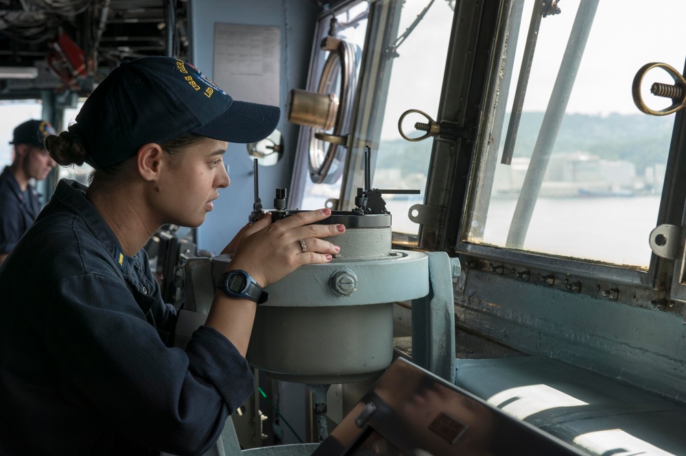 USS Germantown operations