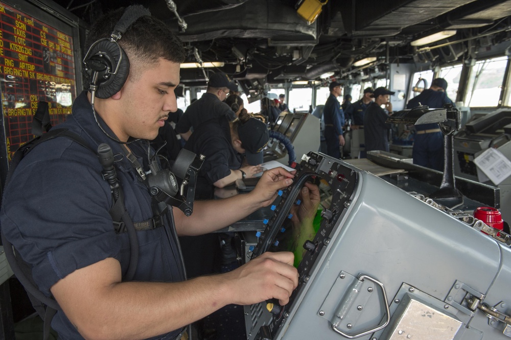 USS Germantown operations