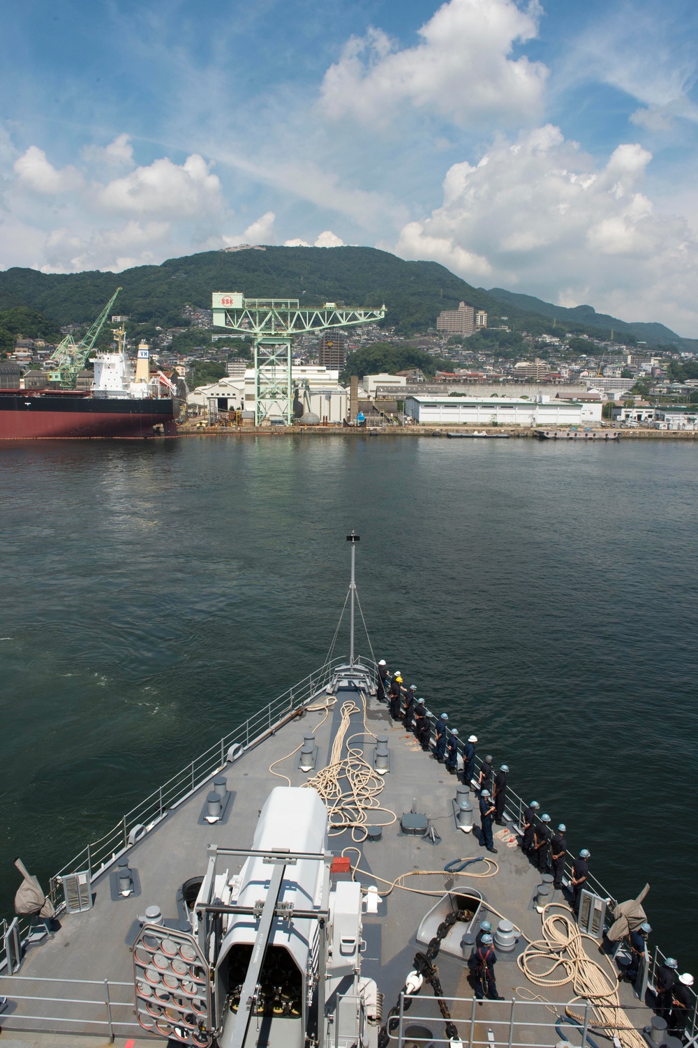 USS Germantown operations