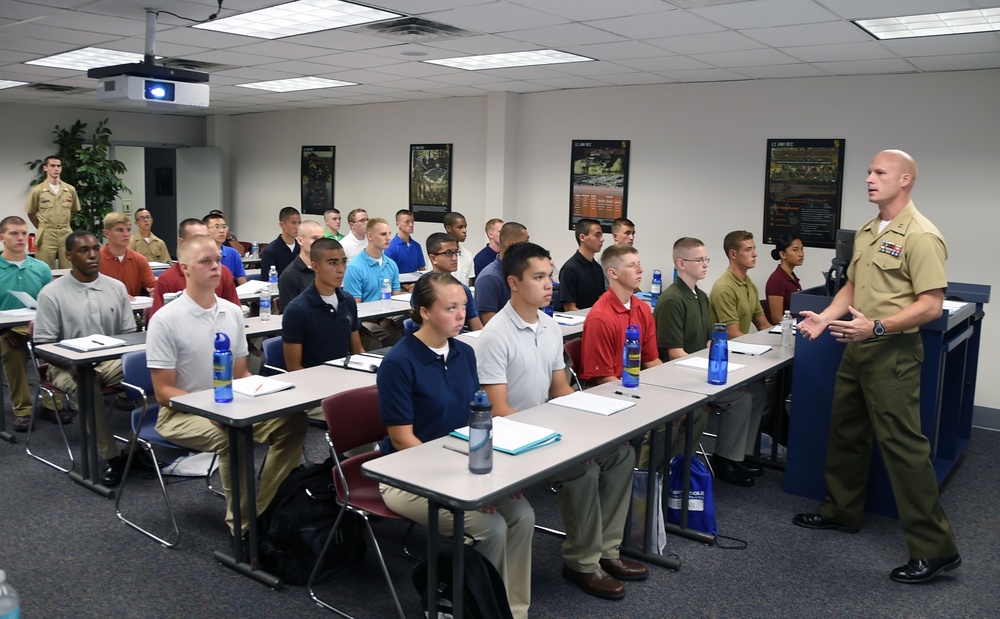 ERAU NROTC freshman orientation