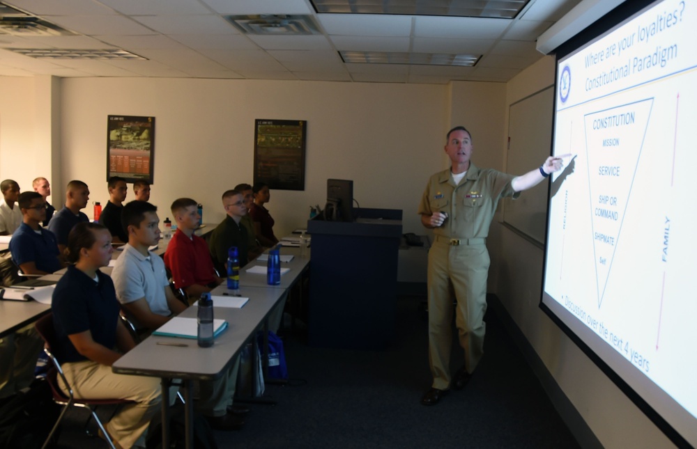 ERAU NROTC freshman orientation