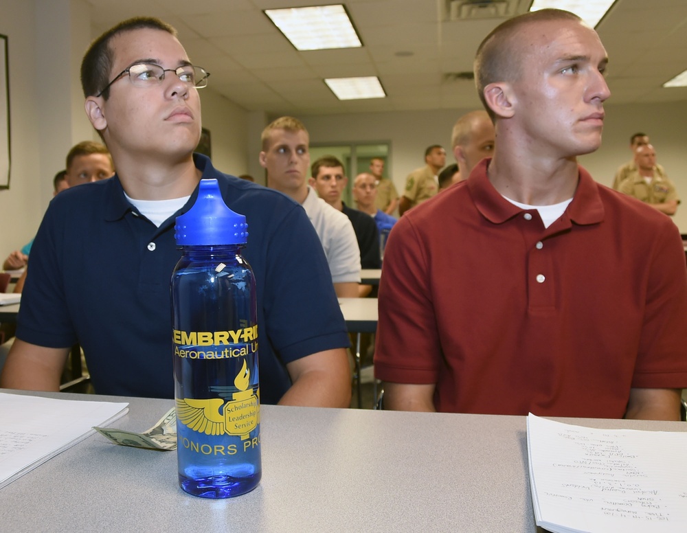 ERAU NROTC freshman orientation