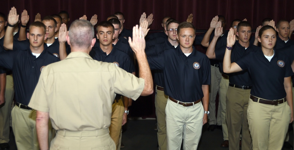 ERAU NROTC freshman orientation