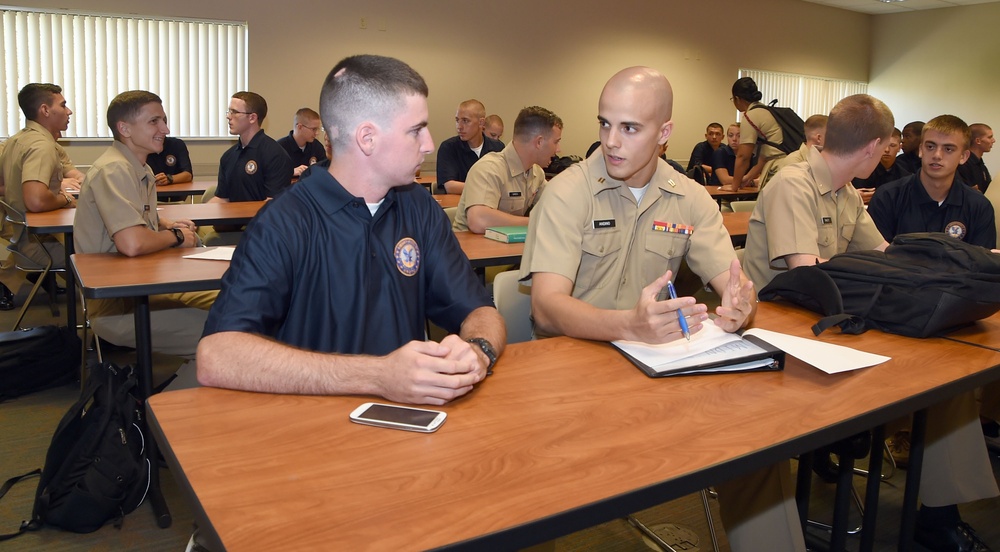 ERAU NROTC freshman orientation