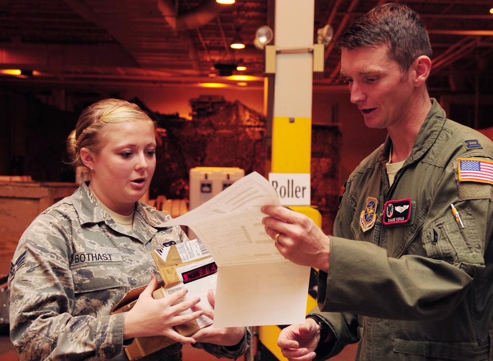 Logistic Readiness Squadron integrated receipt process delivers to flights