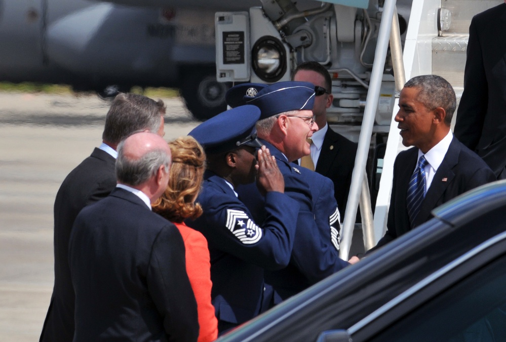 President Barack Obama visits Charlotte, North Carolina