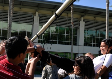 Counterdrug team challenges kids with ROPES Course