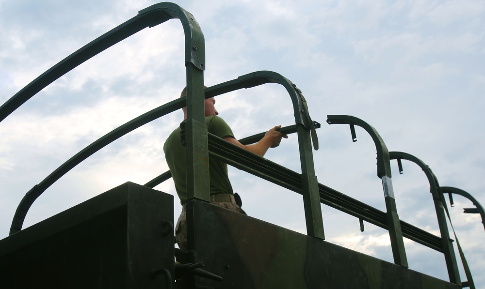 CLR-2 Marines provide support to 3rd Battalion 2nd Marine Regiment at Fort A.P. Hill